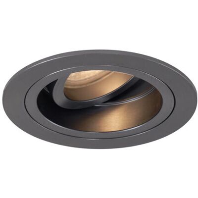 Qazqa Modern Bronze GU10 Spotlights - Adjustable, 50mm Round Qazqa Modern Bronze GU10 Spotlights - Adjustable, 50mm Round