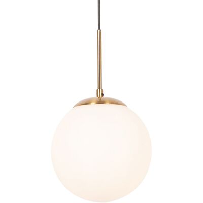 Qazqa Smart Pendant Light Gold Opal Glass Wi-Fi P45 - Flore Art Deco Qazqa Smart Pendant Light Gold Opal Glass Wi-Fi P45 - Flore Art Deco