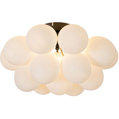 QAZQA Smart Black Opal Ceiling Light - LED Compatible QAZQA Smart Black Opal Ceiling Light - LED Compatible