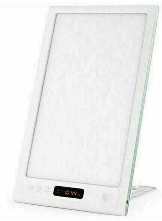 GOTRAYS 12000 lux UV-free light therapy lamp with adjustable brightness, color temperature and timer Daylight lamp