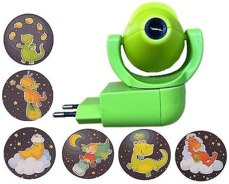 Gotrays - Star Moon Animal Projector Led Projector 6 Images Sensor eu Plug Night Light for Kids Baby Bedroom Decoration