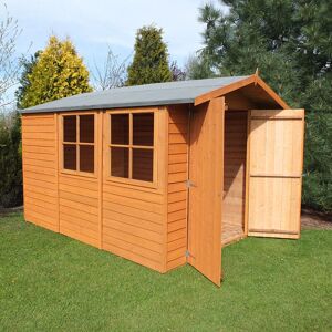Overlap Wooden Shed 10x7 - Shire