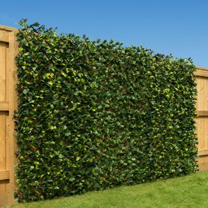 CHRISTOW Artificial Laurel Trellis (1m x 2m) - Green