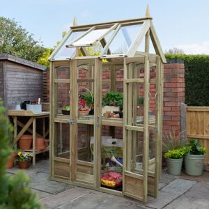 4x3 Victorian Walkaround Greenhouse - Forest