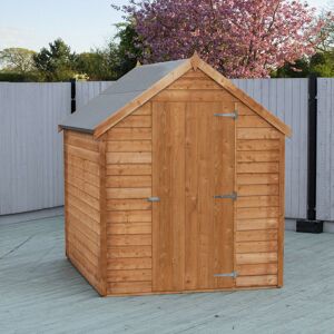 Value Overlap 7 x 5 Wooden Shed with Window - Shire