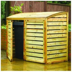 Rowlinson Large Timber Double Wheelie Bin Storage 5 x 3ft