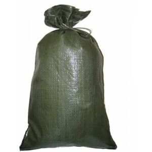 Yuzet - 24 x Green Woven Polypropylene Sandbags Sacks Sand Bags uv Proof - Green