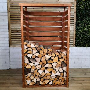 Samuel Alexander - 157cm x 88cm Large Wooden Outdoor Garden Patio Log Store Shed