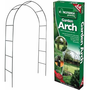 Kingfisher 2.4M Metal Steel Garden Arch Rose Plant Flower Climber Path Home Archway Trellis