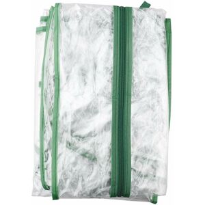 Aougo - 3 Tier Greenhouse Cover Replacement Clear Plastic Mini Greenhouse Cover for 3 Tier Outdoor Frame Garden Accessories (Unframed)