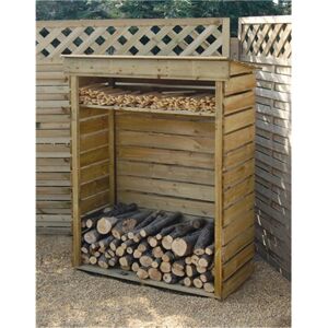 CHESHIRE GARDEN ESSENTIALS 3ft 7 x 1ft 8 Deluxe Small Log Store