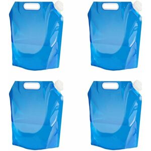 HÉLOISE 4 Pack 10L Water Canister 41x38x15cm Collapsible Camping Outdoor Natural Disaster