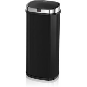 Richards Chroma 971517 Square Kitchen Bin with Infrared Motion Sensor Technology, 50 Litre Capacity, Black - Morphy