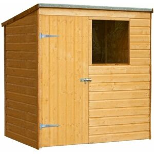 WORCESTER 6ft x 4ft Shiplap Wooden Pent Shed (1.8m x 1.3m)