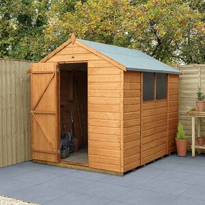 FOREST 6x8 Shiplap Dip Treated Apex Wooden Garden Shed