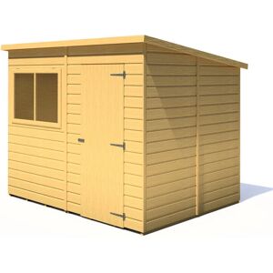 Wooden Shiplap Pent Shed 8 x 6 - Shire