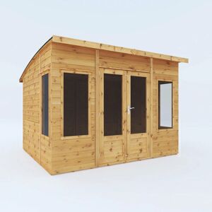 Premium Shiplap Curved Roof Garden Room Summerhouse - 10 x 8 - Waltons