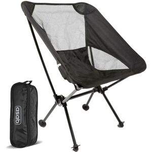 Asab - Ultralight Backpacking Foldable Chair - black - black