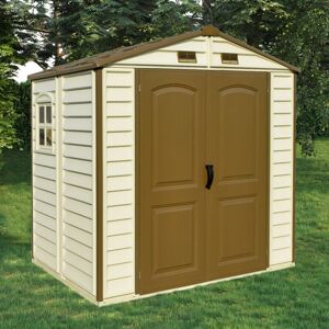 Lotus BillyOh StoreAll 8x6ft Apex Plastic Shed with Foundation Kit