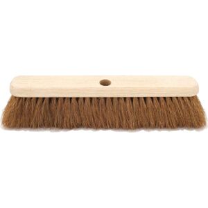 Cotswold 18 Natural Coco Broom (Head Only) - Brown