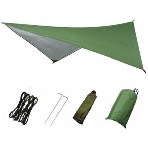 LUNE Camping Rain Fly Tarp, Waterproof Tent Footprint Shelter Canopy Sunshade Cloth Picnic Mat