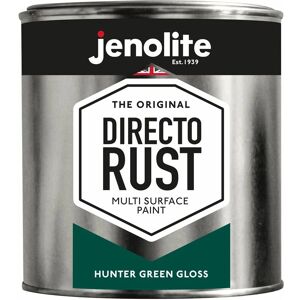 Jenolite - Hunter Green - 1 Litre Tin Directorust Gloss - Hunter Green - Multi Surface Spray Paint - For Use On Wood, Metal, Plastic, Ceramic &