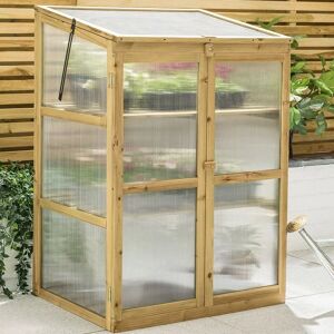 Christow - Large Cold Frame Greenhouse - Natural - Natural