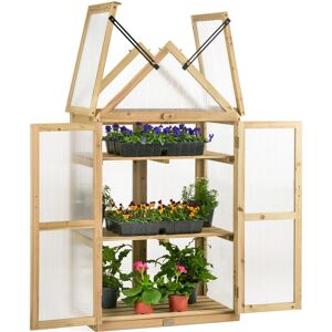 Christow - Tall Cold Frame Greenhouse - Natural - Natural