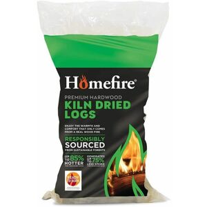 CPL - Kiln Dried Hardwood Logs Bag Fire Pit Chimnea Wood Burner Home Fire 10KG