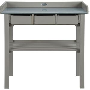 Berkfield Home - Esschert Design Garden Work Bench Grey CF29G