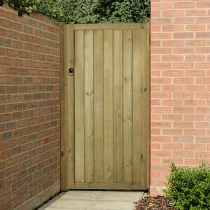 Forest Garden - Forest 6' x 3' Pressure Treated Vertical Tongue & Groove Gate (1.8m x 0.9m) - Pressure treated