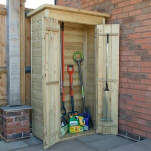 Forest Garden - Forest Shiplap Tall Pent Wooden Garden Storage Tool Store - Outdoor Patio Storage - Pressure Treated