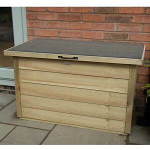 FOREST Wooden Pressure Treated Overlap Garden Patio Storage Tool Shed Chest Container