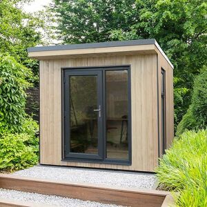 Xtend 2.5M - Outdoor Wooden Garden Building Summerhouse Shed Cabin Office - Forest