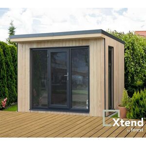 Xtend 3.0M - Outdoor Wooden Garden Building Summerhouse Office - Forest