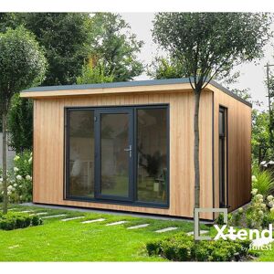 Xtend 4.0M - Outdoor Wooden Garden Building Summerhouse Office - Forest