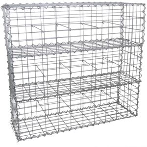 Monster Shop - Gabion Baskets Galvanised Steel Cages Mesh Wire Stone Basket