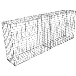 Monster Shop - Gabion Baskets Galvanised Steel Cages Stone Mesh Wire Outdoor