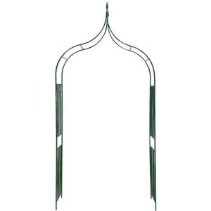 Berkfield Home - Garden Arch Spike Design Climbing Plants Dark Green