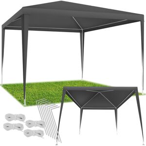 Tectake - Gazebo Klara 3x3m with uv Protection - Pavilion, garden tent, garden pavilion - grey - grey