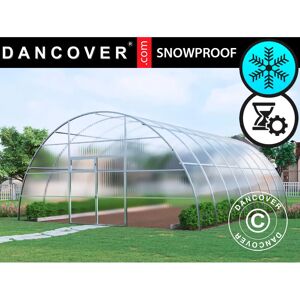 DANCOVER Greenhouse polycarbonate, Strong nova 48 m², 6x8 m, Silver - Silver