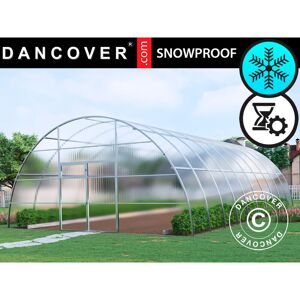 DANCOVER Greenhouse polycarbonate, Strong nova 60 m², 6x10 m, Silver - Silver