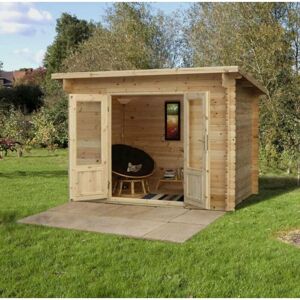 FOREST Harwood 3.0m x 2.0m Log Cabin - Pent Roof, 24kg Felt no Underlay