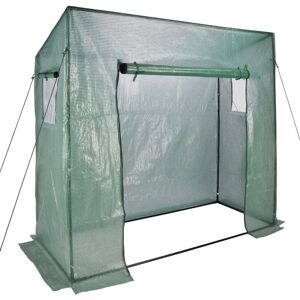 Berkfield Home - hi Greenhouse 200x77x169/148 cm Green