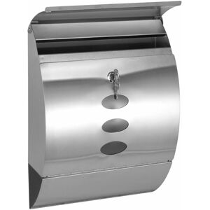 Berkfield Home - hi Letter Box Stainless Steel 30x12x40 cm