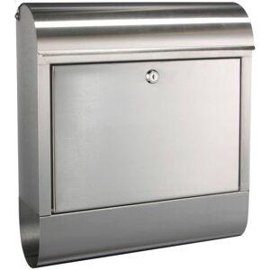 BERKFIELD HOME Hi Letter Box Stainless Steel 38x12x42.5 cm