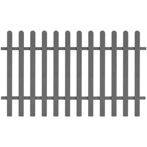 Hommoo - Picket Fence wpc 200x120 cm VD27298