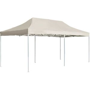 Professional Folding Party Tent Aluminium 6x3 m Cream VD29631 - Hommoo