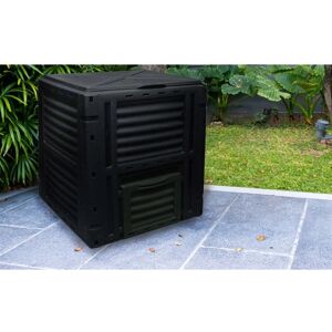 450L Garden Compost Bin Accelerator Outdoor Bins Food Waste Mulch for Gardening - 4400850 - Grey - Idooka