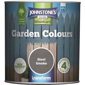 Johnstone's - Johnstones Woodcare Garden Colours Paint - 1L - Steel Smoke - Steel Smoke
